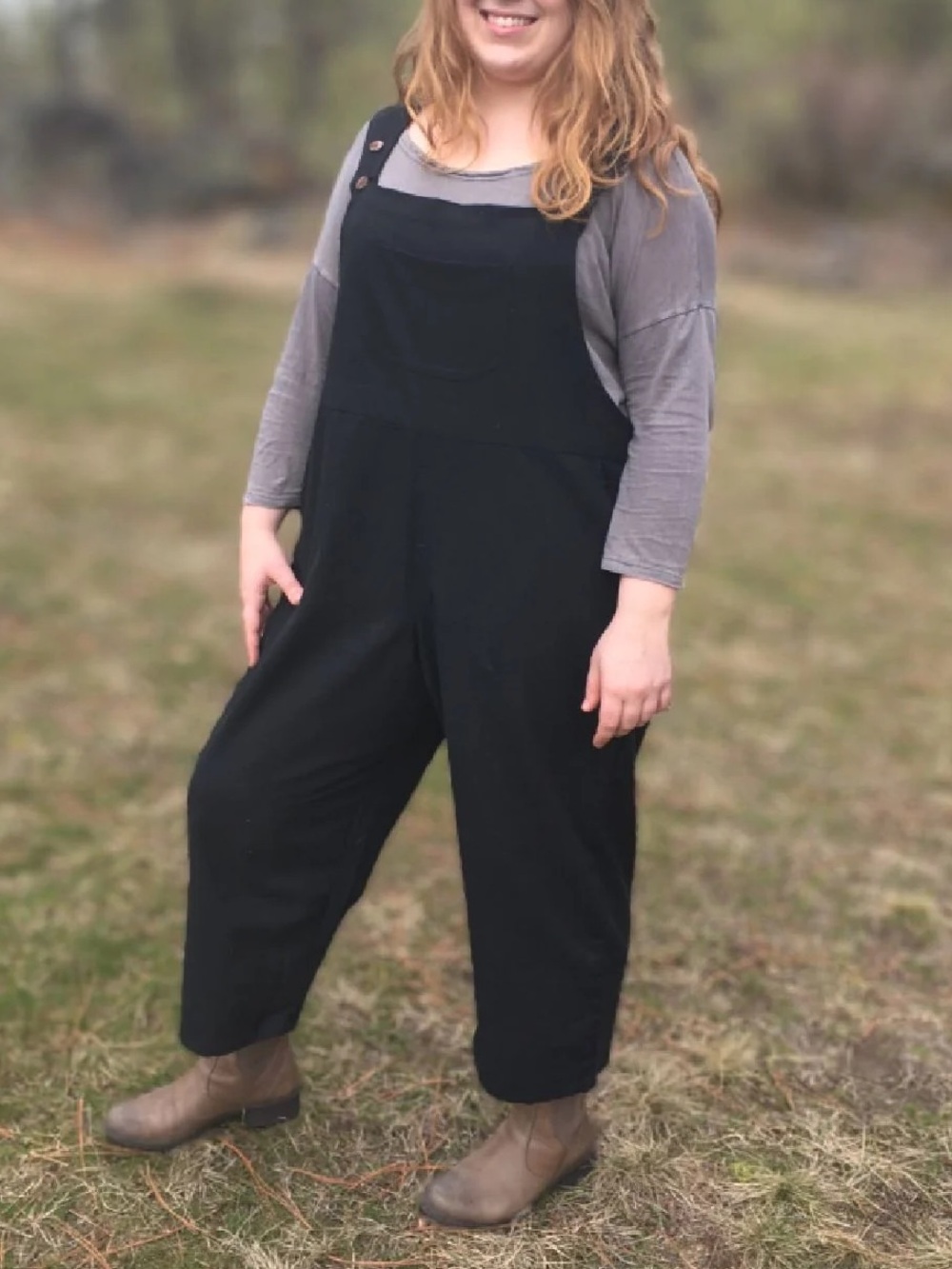 Ganesh Himal Romper Pant overalls cotton black small